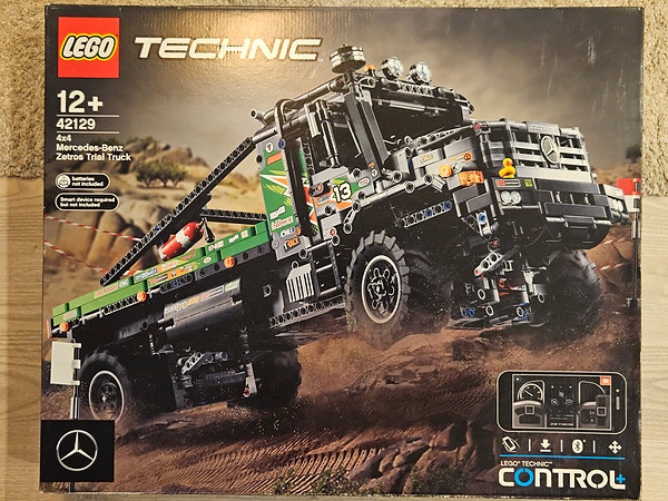 (Uåpnet) Lego Technic - 42129 - 4x4 Mercedes-Benz Zetros Trial Truck (2021)