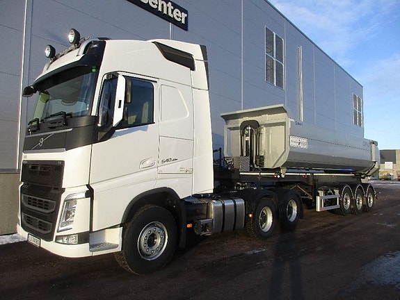 Volvo FH540 - Tippsemi komplett. Det leier du hos oss!