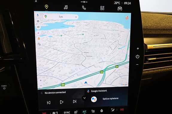 Finn frem dit du skal med bilens navigasjonsprogram