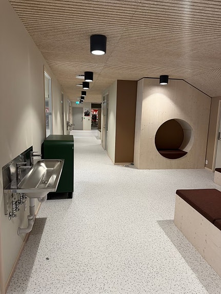 Slik ser det ut i gangene våre