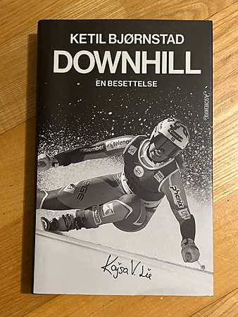 Bok av Kjetil Bjørnstad «Downhill», signert