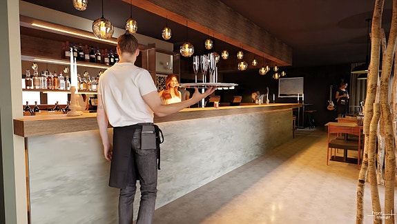 Tanabrew er under oppbygging. Planlagt åpning i løpet av mars. Dette bildet er fra interiørdesignet vårt.