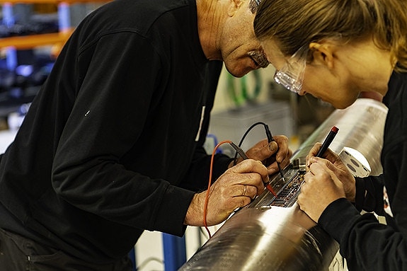 Research and development in electro lab