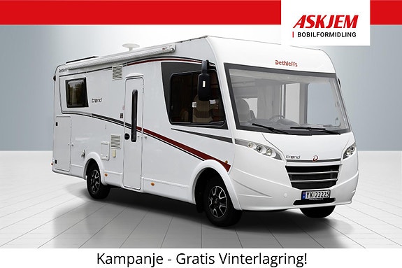 Dethleffs Trend I 7057 DBM - Automat - Solcelle - Stort lasterom!