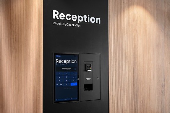 Selvbetjent innsjekks kiosk