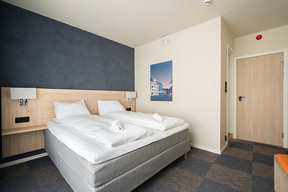 Et av våre standard dobbelt rom