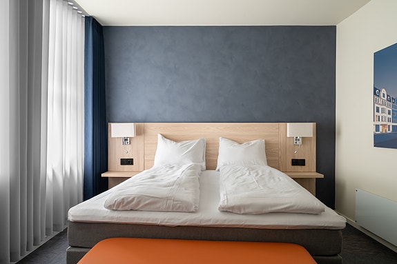 Et av våre standard dobbelt rom