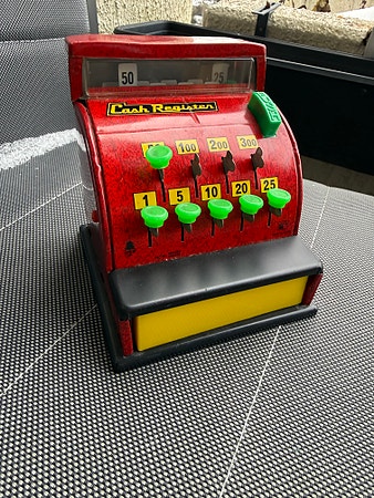 Vintage leke kasseapparat (Cash Register) – retro