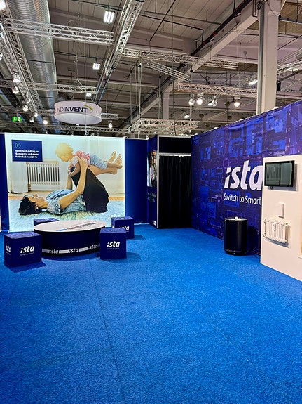 Sånn profilerer vi oss på messer, dette er fra VVS dagene