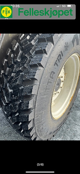 Valtra Hjul par: Nokian Hakkapelitta TRI  480/80R34 Titan kvit DW15L