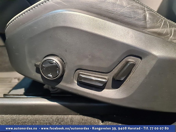  El justering førersete