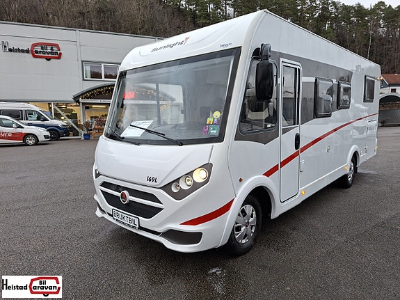 Sunlight i69 +AC i bodel,Queenbed!Solselle.Heve/senke-seng!