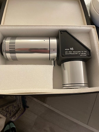 Vintage Sony VCR-16D filmkameratilbehør