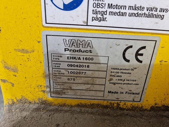 Vama EHK A 1600 Oppsamlende feiekost 3 of 3