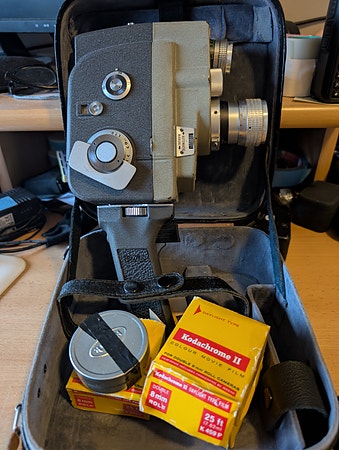 Vintage Sekonic Micro-Eye 53EE | Komplett sett m/ uåpnet Kodachrome-film