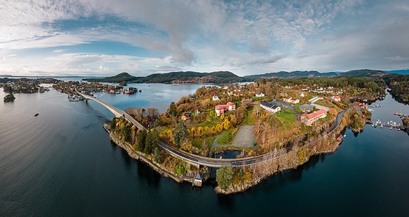 Kongshaug fra luften