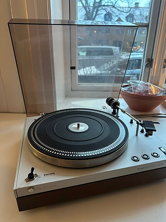 Vintage klassisk Philips Electronic 312 platespiller