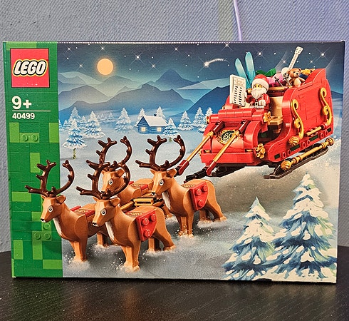 Ny/uåpnet LEGO Iconic 40499 Julenissens slede (utgått sett; strøken eske / MISB)
