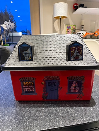 Lego Duplo klosser blandet sett i oppbevaringshus