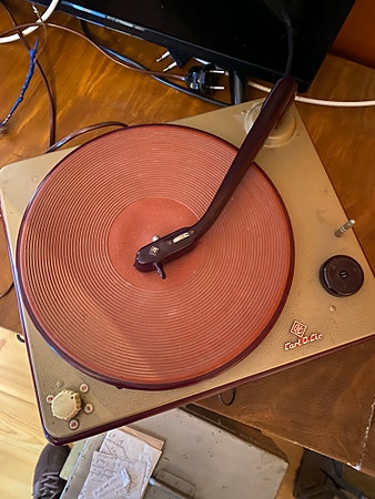 Vintage platespiller ELAC Carl O. Lie – retro / samlerobjekt