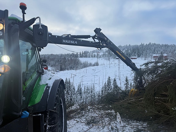 Valtra T175 Direct med Twin Track Kesla T326 Kran m/Biogrip 2025, kr 2 690 000,-