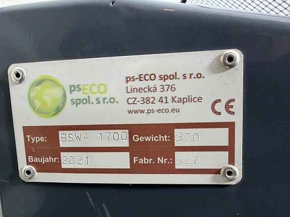 Hamm 2021 HAMM ps-ECO BSWA 1700 splittspreder - egenvekt 320 kg - hydraulisk drevet spredevalse - CE-merk 18 of 30