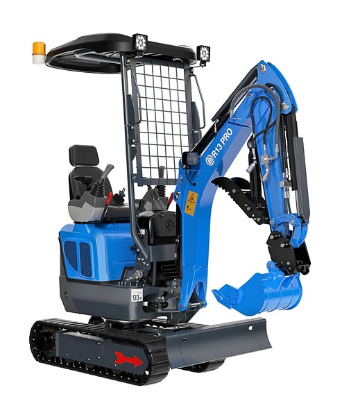 Rippa R13 PRO+ minigraver – NY 2026 modell – Kubota D722 – 1320 kg