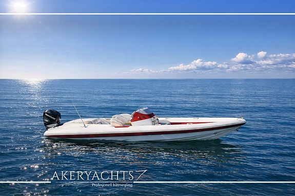 MÅ SEES: Airship 310 Custom – Kun 232 Timer – Sjødyktig – 300 hk