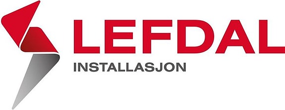 Lefdal Installasjon as logo