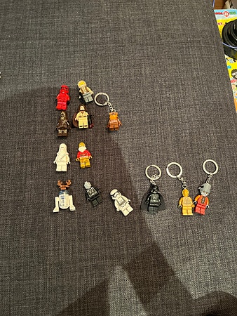 Lego Star Wars minifigurer og nøkkelringer