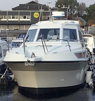 Viksund 925 Bravo. Lukket båt med Yanmar motor og strak aksling. 4 of 5