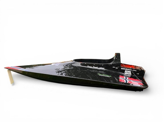 Winrace MK8 GT15 racerbåtskrog – sjeldent prosjekt – ca. 3,8 m