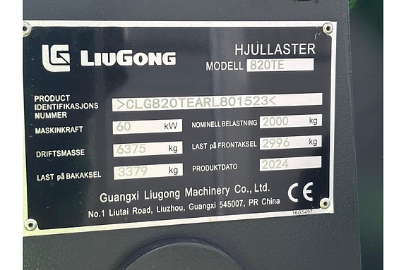 Liugong 820 TE Electric 5 of 30