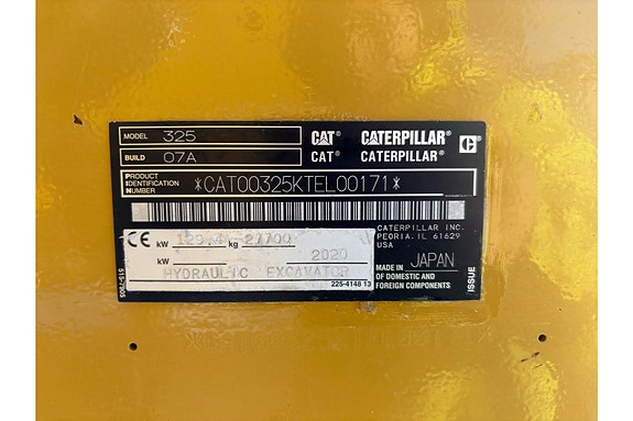 Cat 325 NG 5 of 30