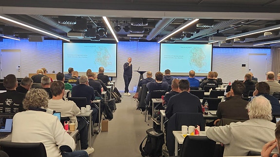 Styreleder Hugo Magne Kjelseth fra Harstad IL ønsker velkommen til terminlistemøtet 2026.