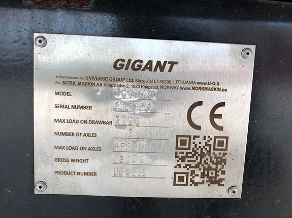 Gigant GD 100LD 2025, kr 175 000,-