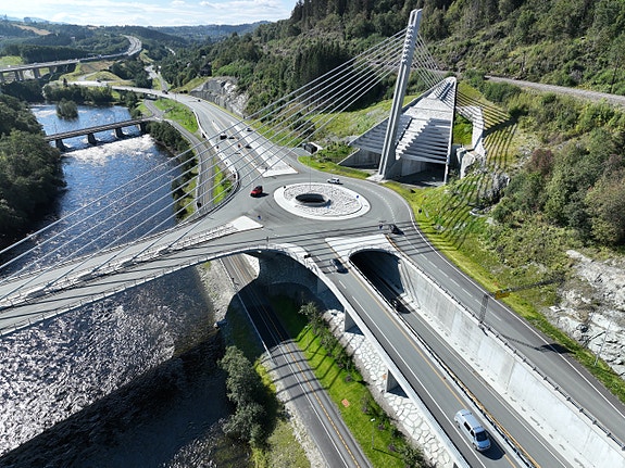 Nydalsbrua (foto kred. SKANSKA)