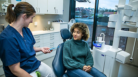 Østfold fylkeskommune, Sarpsborg tannklinikk logo