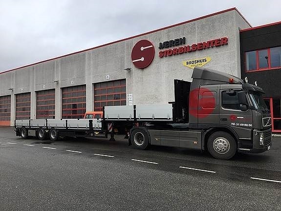 Broshuis Jumbosemi 4m uttrekk