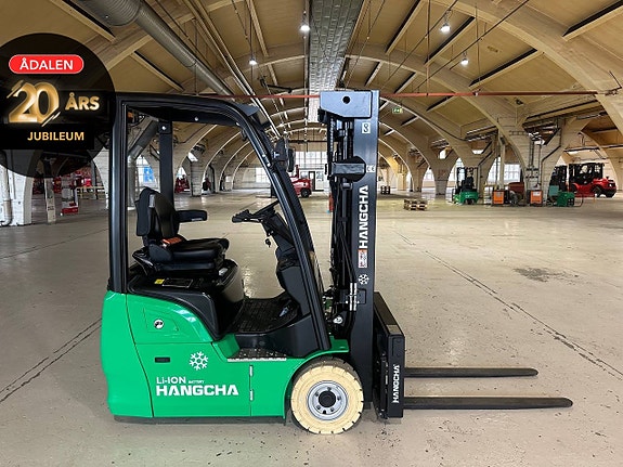 Hangcha Lithium | Komplett 1800kg 3-hjuling på lager