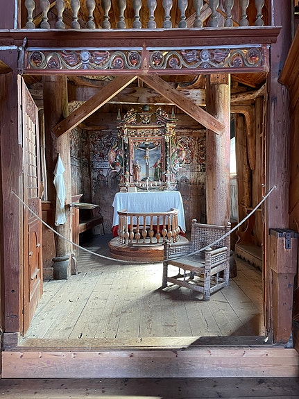 Urnes stavkirke, interiør