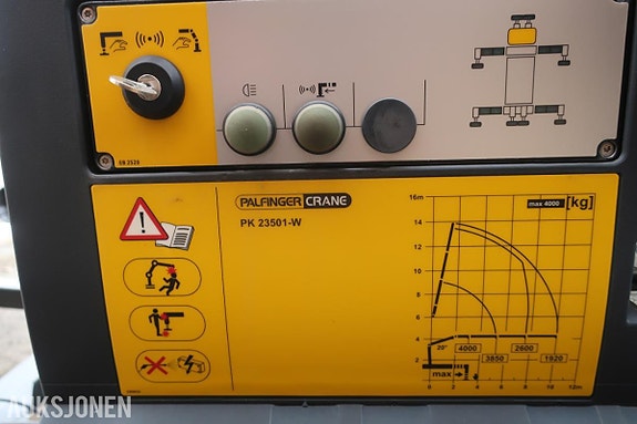 Andre PK 23501-W KRAN | HYDRAULISK UTSKYT 10,2 M | RRC | HPSC 22 of 24
