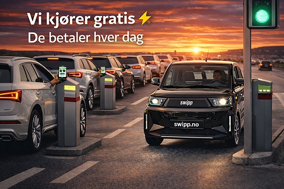 Swipp | GRATIS I BOMRINGEN | 170km | 360° kamera |