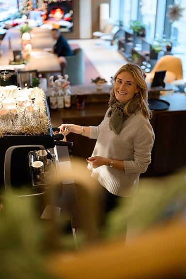 Flotte fasiliteter med egen barista kaffemaskin