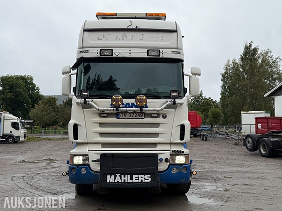 Scania R-serie krokbil, JOAB krokpåbygg, Mählers brøytefeste 8 of 30