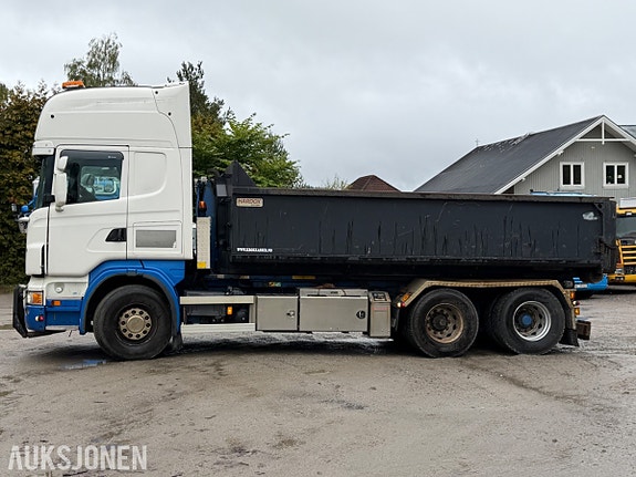 Scania R-serie krokbil, JOAB krokpåbygg, Mählers brøytefeste 2 of 30
