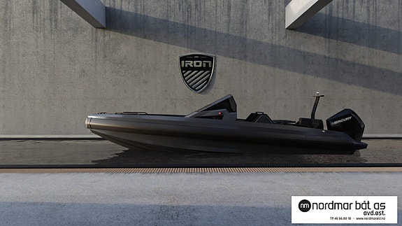 IRON Boats 707 Black IRON 707 m/200 Hk Mercury V6 Facelift. For levering våren 2