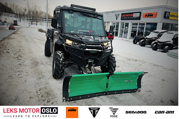 Can-Am Traxter HD 10 PRO FULLUTSTYRT *hydraulisk plog, lyspakke, varsel, EL tilt, 2x vinsj ++++