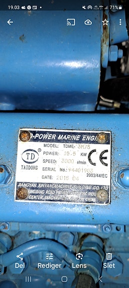 TD-Power 21 hk 3m 78 15,5 kw kun gået 20 timer brugt over 10 år gamle 5 of 5