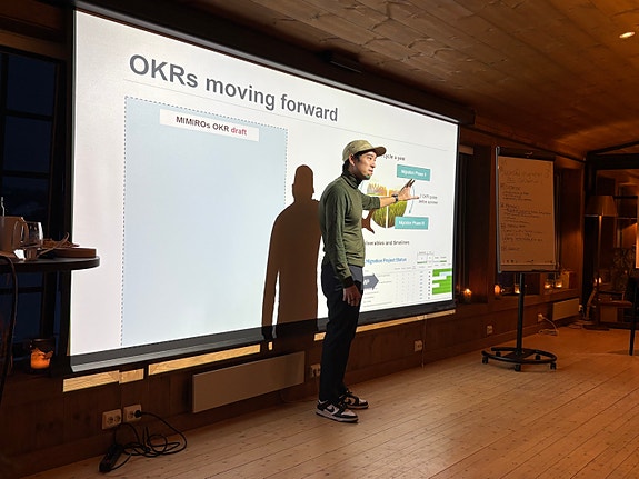 Vinh introduserer OKR's på Kick off 2026